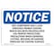 Signmission OSHA Notice Sign, 7" H, Rigid Plastic, This Component Has A Lead Enriched Primer Sign, Landscape OS-NS-P-710-L-18595 - alternate 1